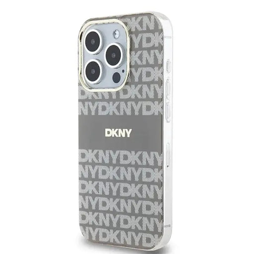 DKNY IML Mono & Stripe MagSafe case for iPhone 15 Pro Max - beige - Cell phone cases and covers<<<HurtelXML