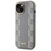 DKNY Leather Checkered Mono Pattern MagSafe iPhone 15 Plus Case - Beige - Cell phone cases and covers<<<HurtelXML
