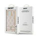 DKNY Leather Checkered Mono Pattern & Printed Stripes case for iPhone 14 Pro - pink - Cell phone cases