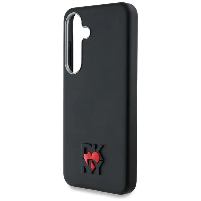 DKNY Leather Heart of NY Case for Samsung Galaxy S25 - Black - Cell phone cases and covers<<<HurtelXML