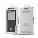 DKNY Leather Metal Stack Logo Case for Samsung Galaxy Z Flip 6 - Black - Cell phone cases and covers<<<HurtelXML