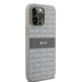DKNY Leather Mono Stripe & Metal Logo case for iPhone 14 Pro - beige - Cell phone cases and covers<<<HurtelXML