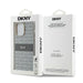 DKNY Leather Mono Stripe & Metal Logo case for iPhone 14 Pro Max - beige - Cell phone cases and covers<<<HurtelXML