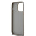 DKNY Leather Mono Stripe & Metal Logo case for iPhone 14 Pro Max - beige - Cell phone cases and covers<<<HurtelXML