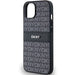DKNY Leather Mono Stripe & Metal Logo Case for iPhone 15/14/13 - Black - Cell phone cases and covers<<<HurtelXML