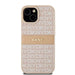 DKNY Leather Mono Stripe & Metal Logo Case for iPhone 15 Plus / 14 Plus - Pink - Cell phone cases and covers<<<HurtelXML