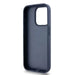 DKNY Leather Mono Stripe & Metal Logo case for iPhone 15 Pro - blue - Cell phone cases and covers<<<HurtelXML
