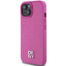 DKNY Leather Pattern Metal Logo MagSafe case for iPhone 15 / 14 / 13 - pink - Cell phone cases and covers<<<HurtelXML