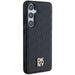 DKNY Leather Pattern Metal Logo MagSafe case for Samsung Galaxy S24 - black - Cell phone cases and covers<<<HurtelXML