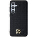 DKNY Leather Pattern Metal Logo MagSafe case for Samsung Galaxy S24 - black - Cell phone cases and covers<<<HurtelXML