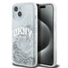 DKNY Liquid Glitter Big Logo case for iPhone 15 / 14 / 13 - white - Cell phone cases and covers<<<HurtelXML
