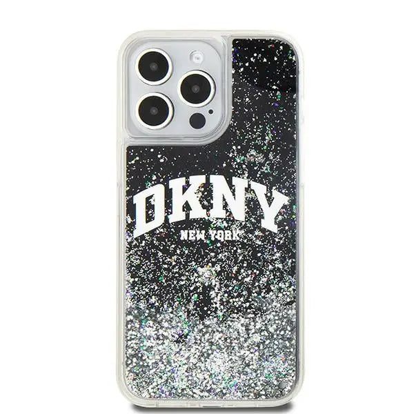 DKNY Liquid Glitter Big Logo case for iPhone 15 Pro Max - black - Cell phone cases and covers<<<HurtelXML