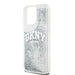 DKNY Liquid Glitter Big Logo case for iPhone 15 Pro - white - Cell phone cases and covers<<<HurtelXML