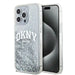 DKNY Liquid Glitter Big Logo case for iPhone 15 Pro - white - Cell phone cases and covers<<<HurtelXML