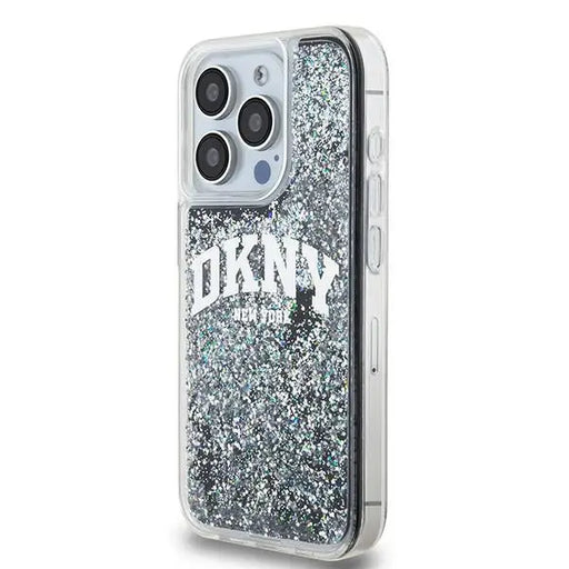 DKNY Liquid Glitter Big Logo iPhone 13 Pro / 13 Case - Black - Cell phone cases and covers<<<HurtelXML