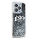 DKNY Liquid Glitter Big Logo iPhone 14 Pro Case - Black - Cell phone cases and covers<<<HurtelXML