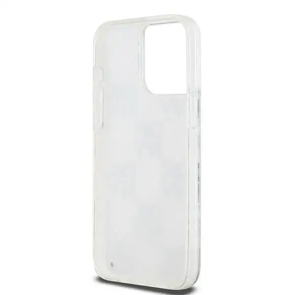 DKNY Liquid Glitter Multilogo case for iPhone 15 Pro Max - white - Cell phone cases and covers<<<HurtelXML