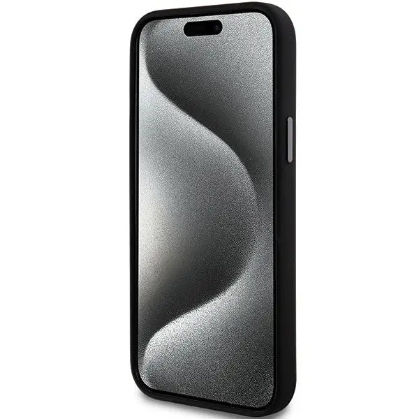 DKNY Liquid Silicone Metal Logo case for iPhone 15 Plus / 14 Plus - black - Cell phone cases and covers<<<HurtelXML