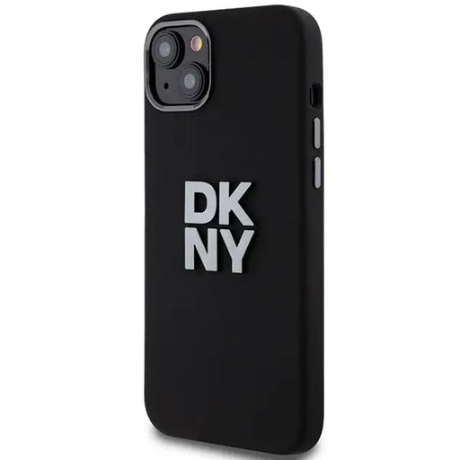 DKNY Liquid Silicone Metal Logo case for iPhone 15 Plus / 14 Plus - black - Cell phone cases and covers<<<HurtelXML