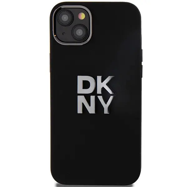 DKNY Liquid Silicone Metal Logo iPhone 15/14/13 Case - Black - Cell phone cases and covers<<<HurtelXML