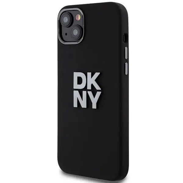 DKNY Liquid Silicone Metal Logo iPhone 15/14/13 Case - Black - Cell phone cases and covers<<<HurtelXML