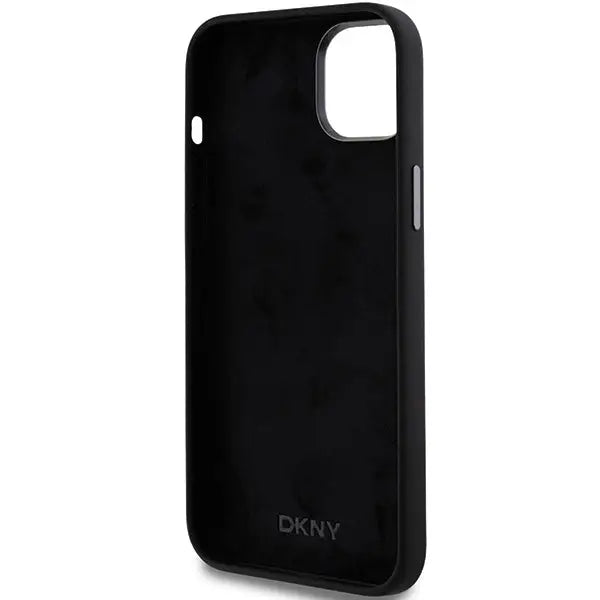 DKNY Liquid Silicone Metal Logo iPhone 15/14/13 Case - Black - Cell phone cases and covers<<<HurtelXML