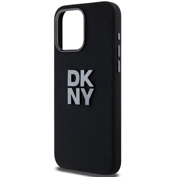 DKNY Liquid Silicone Metal Logo iPhone 15 Pro Case - Black - Cell phone cases and covers<<<HurtelXML
