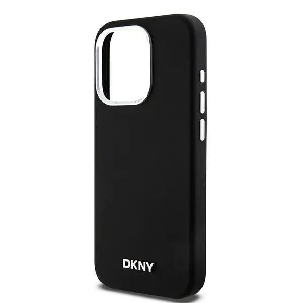 DKNY Liquid Silicone Small Metal Logo MagSafe case for iPhone 14 Pro - black - Cell phone cases and covers<<<HurtelXML