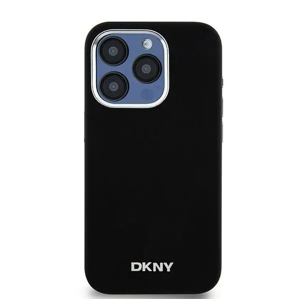 DKNY Liquid Silicone Small Metal Logo MagSafe case for iPhone 14 Pro - black - Cell phone cases and covers<<<HurtelXML