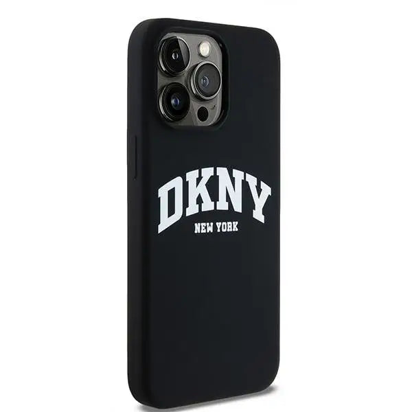 DKNY Liquid Silicone White Printed Logo MagSafe iPhone 13 Pro Max Case - Black - Cell phone cases and covers<<<HurtelXML