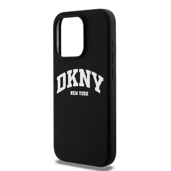DKNY Liquid Silicone White Printed Logo MagSafe iPhone 14 Pro Case - Black - Cell phone cases and covers<<<HurtelXML