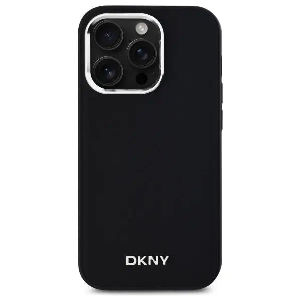 DKNY Plain Logo MagSafe iPhone 14 Pro Case - Black - Cell phone cases and covers<<<HurtelXML