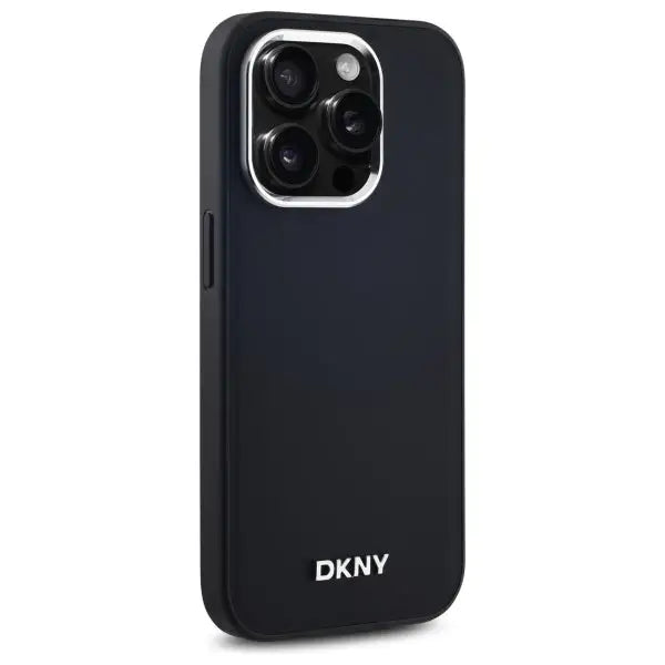 DKNY Plain Logo MagSafe iPhone 14 Pro Case - Black - Cell phone cases and covers<<<HurtelXML