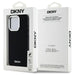 DKNY Plain Logo MagSafe iPhone 15 Pro Case - Black - Cell phone cases and covers<<<HurtelXML