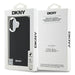 DKNY Plain Silver Logo MagSafe iPhone 16 Case - Black - Cell phone cases and covers<<<HurtelXML