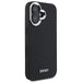 DKNY Plain Silver Logo MagSafe iPhone 16 Case - Black - Cell phone cases and covers<<<HurtelXML