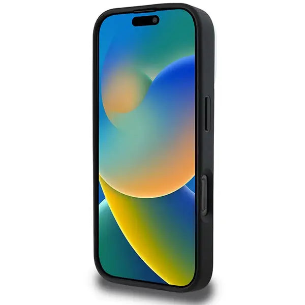 DKNY Plain Silver Logo MagSafe iPhone 16 Pro Max Case - Black - Cell phone cases and covers<<<HurtelXML