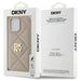 DKNY Quilted Stack Logo iPhone 14 Pro Max Case - Beige - Cell phone cases and covers<<<HurtelXML