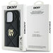 DKNY Quilted Stack Logo iPhone 14 Pro Max Case - Black - Cell phone cases and covers<<<HurtelXML