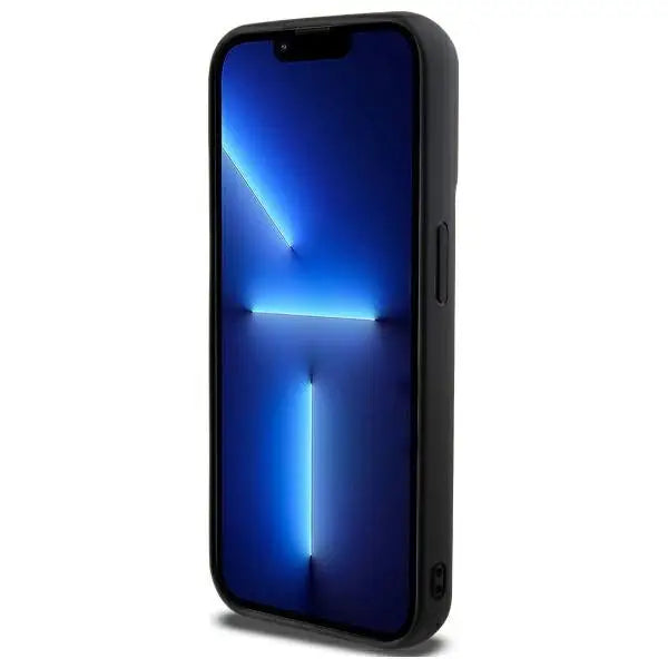 DKNY Quilted Stack Logo iPhone 15 Pro Max Case - Black - Cell phone cases and covers<<<HurtelXML