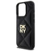 DKNY Quilted Stack Logo iPhone 15 Pro Max Case - Black - Cell phone cases and covers<<<HurtelXML
