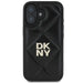 DKNY Quilted Stack Logo iPhone 16 Case - Black - Cell phone cases and covers<<<HurtelXML