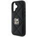 DKNY Quilted Stack Logo iPhone 16 Case - Black - Cell phone cases and covers<<<HurtelXML