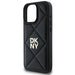 DKNY Quilted Stack Logo iPhone 16 Pro Case - Black - Cell phone cases and covers<<<HurtelXML