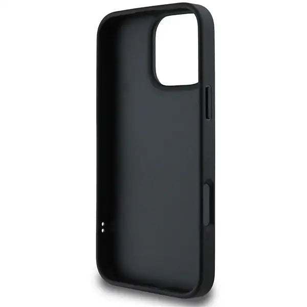DKNY Quilted Stack Logo iPhone 16 Pro Max Case - Black - Cell phone cases and covers<<<HurtelXML