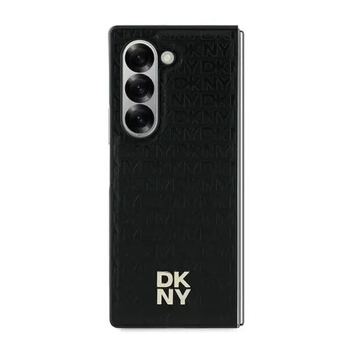 DKNY Repeat Pattern Stack Logo Case for Samsung Galaxy Z Fold6 - Black - Cell phone cases and covers<<<HurtelXML