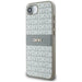 DKNY Repeat Texture Pattern with Tonal Stripe iPhone 16e Case - Beige - Cell phone cases and covers<<<HurtelXML