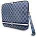 DKNY Sleeve Checkered Pattern Printed Stripes 14’’ Laptop Case - Blue - Laptop bags<<<HurtelXML
