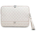 DKNY Sleeve Checkered Pattern Printed Stripes 14’’ Laptop Case - Pink - Laptop bags<<<HurtelXML