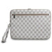 DKNY Sleeve Checkered Pattern Printed Stripes 16’’ Laptop Case - Beige - Laptop bags<<<HurtelXML